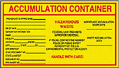 Accumulation label